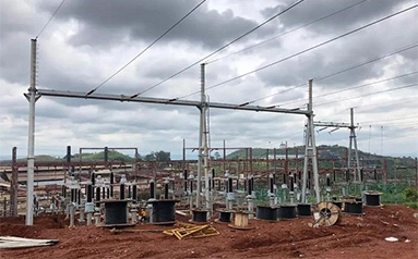 中国西电集团总承包的刚果（金）GCK水泥厂供电项目顺利通电