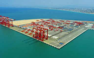 中企投资建设的以色列海法新港正式开港