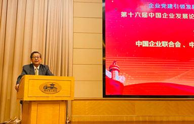 中国企业联合会、中国企业家协会原执行副会长冯并致开幕词