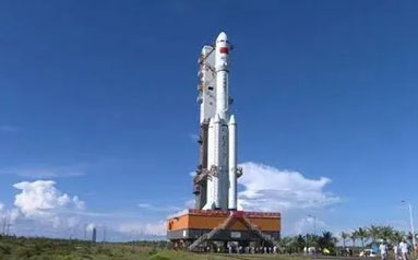 长征七号遥五运载火箭安全运抵文昌航天发射场
