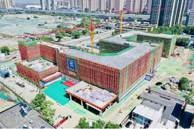 99天！中铁上海工程局承建西安市 雁塔八小项目主体结构全面封顶