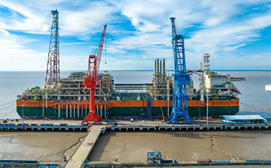 中远海运承建世界最大天然气处理浮式储卸油平台竣工