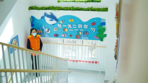 07 中铁上海工程局集团建筑公司承建的容西安置房D标项目和平幼儿园建成投入使用153.png