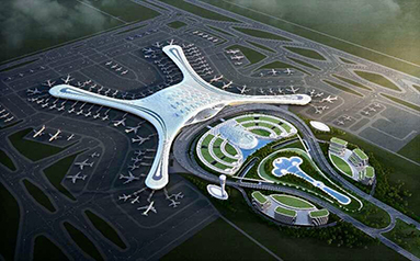 兰州中川国际机场T3航站楼主体结构合拢，是现航站楼4倍大