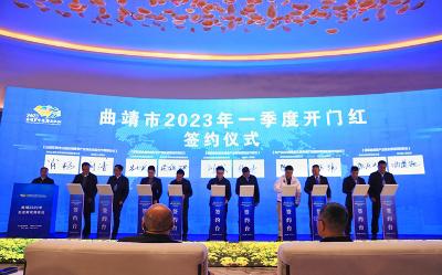 云南曲靖举办2023年企业家花海论坛 集中签约项目25个
