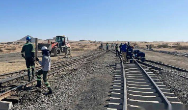 中国承建的纳米比亚铁路修复项目全线贯通