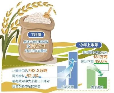 全球大米价格持续上涨 泰国大米出口价格飙升