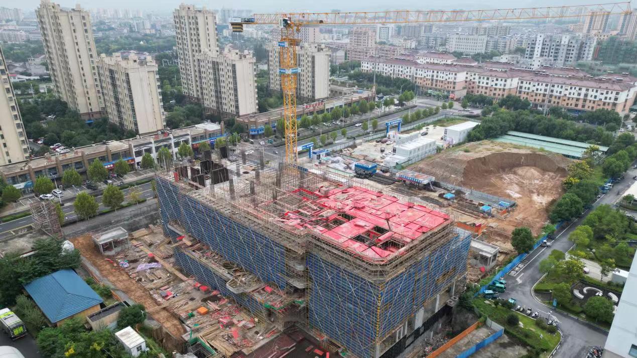 十七冶含山县人民医院住院楼建设项目全力以赴冲刺三季度