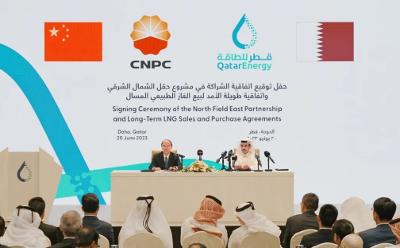 中国石化与卡塔尔能源公司再签合作大单