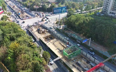 大泉路生态廊道项目入选黄石市建筑工地红榜