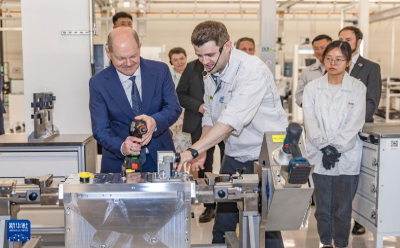 德国总理朔尔茨：德中企业在“氢”技术领域的合作令人印象深刻
