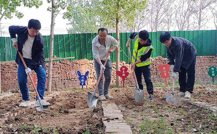 魏县项目“开心小菜园”种出职工“幸福”大家园
