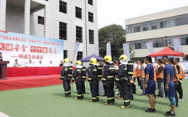 中铁上海局博望产城项目组织开展综合应急演练观摩会