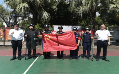 中建八局華南投資雙沙城市更新項(xiàng)目在社會(huì)面治安防控最小應(yīng)急處置單元大比武中獲獎(jiǎng)