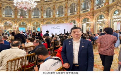 乔氏台球乔元栩受邀出席“中国香港之夜”酒会