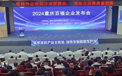 中鐵五局六公司榮登“2024重慶百?gòu)?qiáng)企業(yè)”榜單